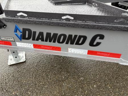 New SALE! DUMP TRAILER 2026 Diamond C LPT207 82X14 LOW PROFILE 15500 GVWR CEMENT GRAY