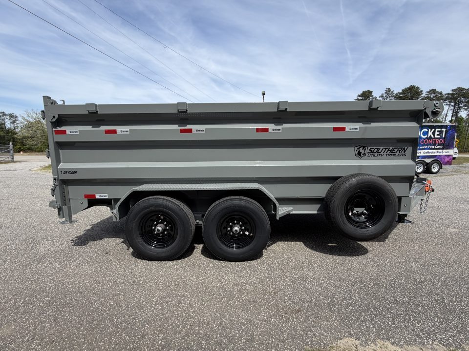 New 2026 Southern Utility 7X14X4 Dump Trailer