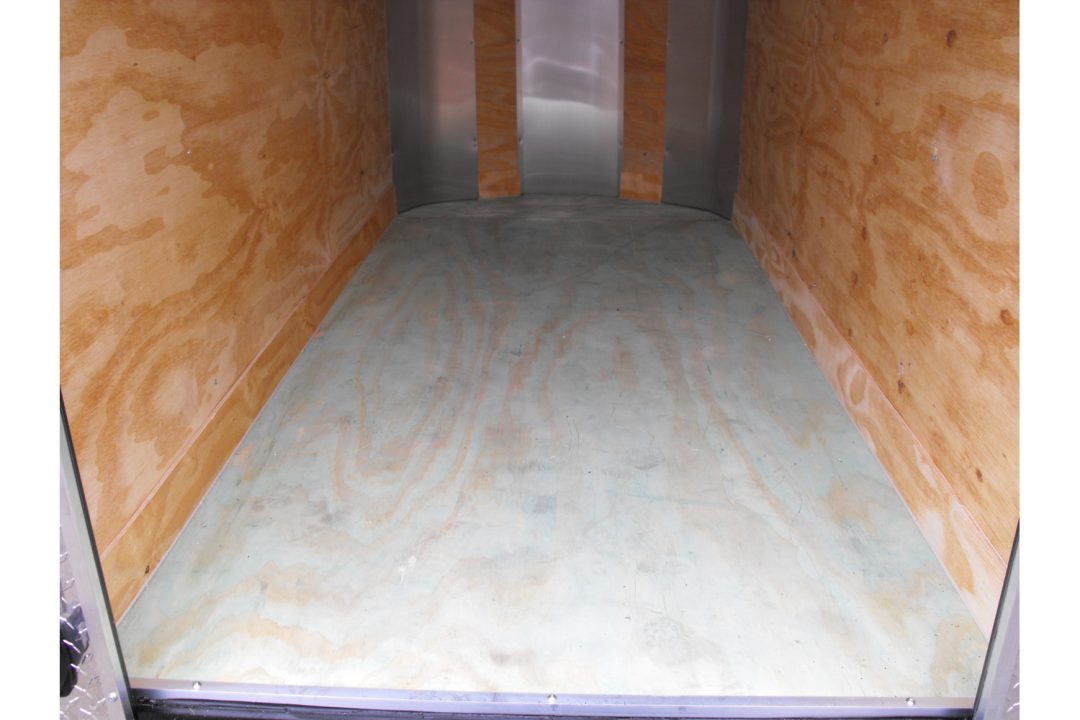 New Enclosed Trailer 4 X 8 Barn Door 4' Interior Red In Color 030 Skin