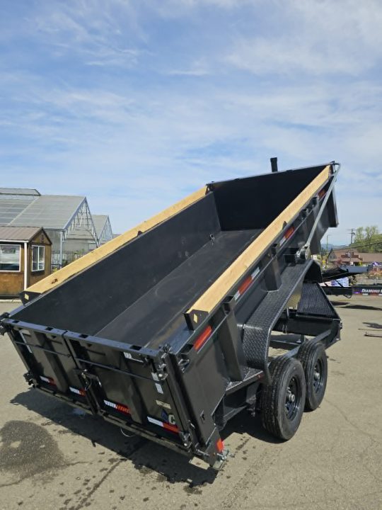 New SALE! DUMP TRAILER 2025 Diamond C LPT207 82X14 LOW PROFILE 15500 GVWR 32" SIDES METALLIC GRAY