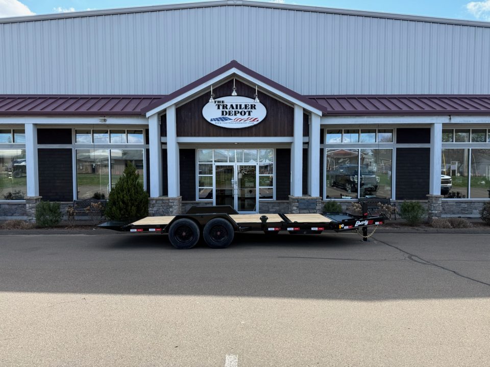 New Liberty 6'11" x 20' Split Deck I-Beam Tilt Trailer 17.5K