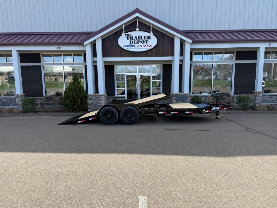 New Liberty 6'11" x 20' Split Deck I-Beam Tilt Trailer 17.5K