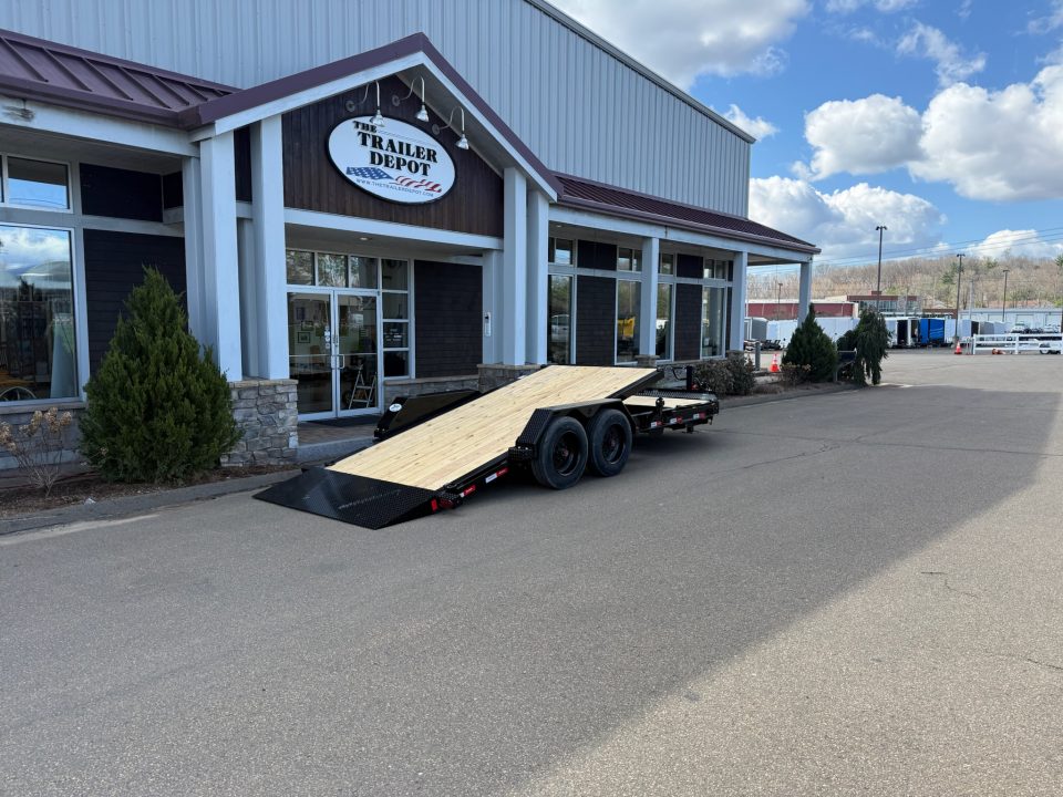 New Liberty 6'11" x 20' Split Deck I-Beam Tilt Trailer 17.5K