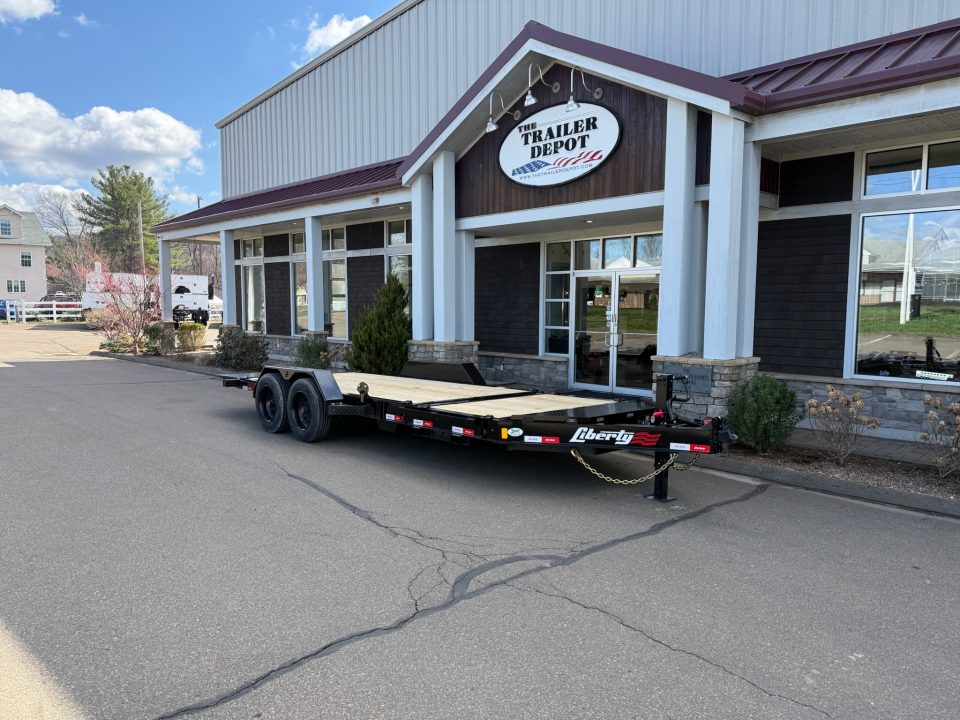 New Liberty 6'11" x 20' Split Deck I-Beam Tilt Trailer 17.5K