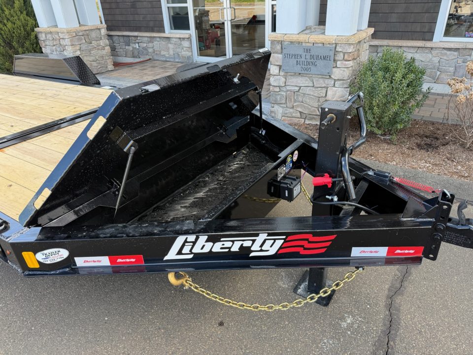 New Liberty 6'11" x 20' Split Deck I-Beam Tilt Trailer 17.5K