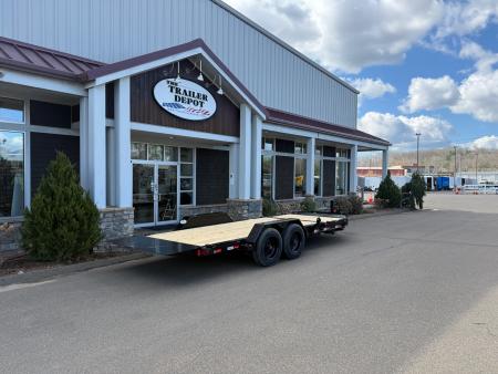 New Liberty 6'11" x 20' Split Deck I-Beam Tilt Trailer 17.5K