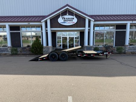 New Liberty 6'11" x 20' Split Deck I-Beam Tilt Trailer 17.5K