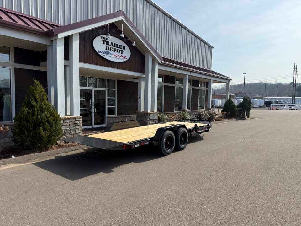 New Liberty 6'11" x 20' Split Deck I-Beam Tilt Trailer 17.5K