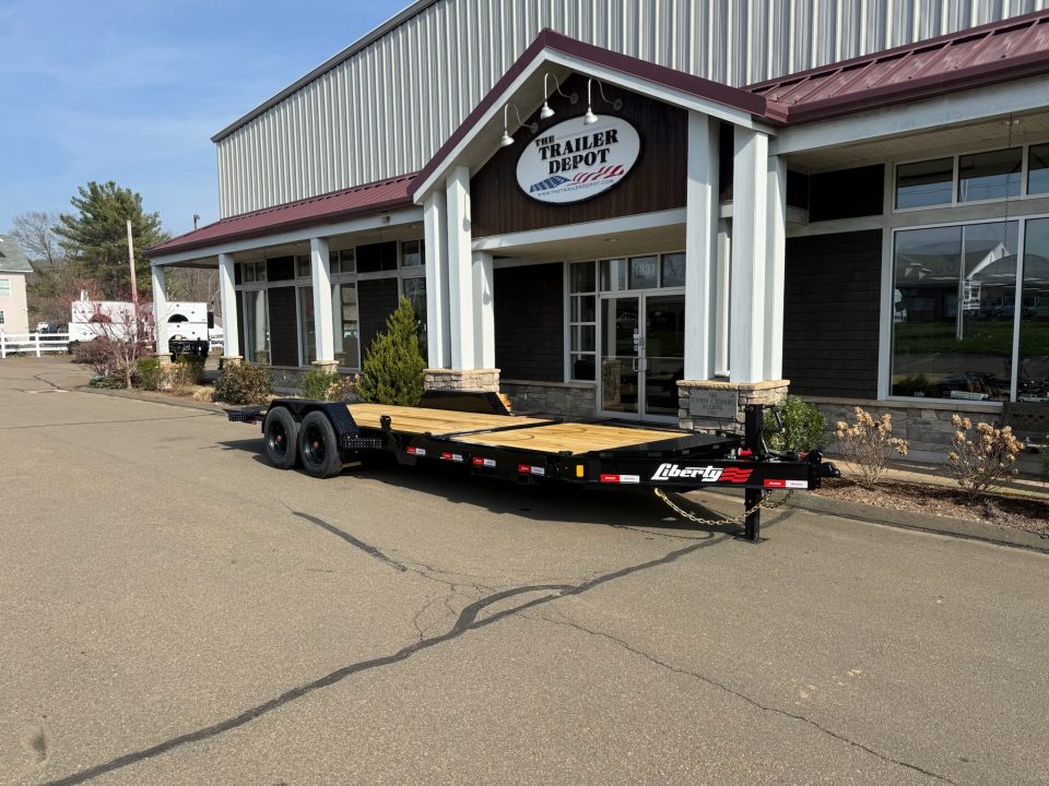 New Liberty 6'11" x 22' Split Deck I-Beam Tilt Trailer 17.5K