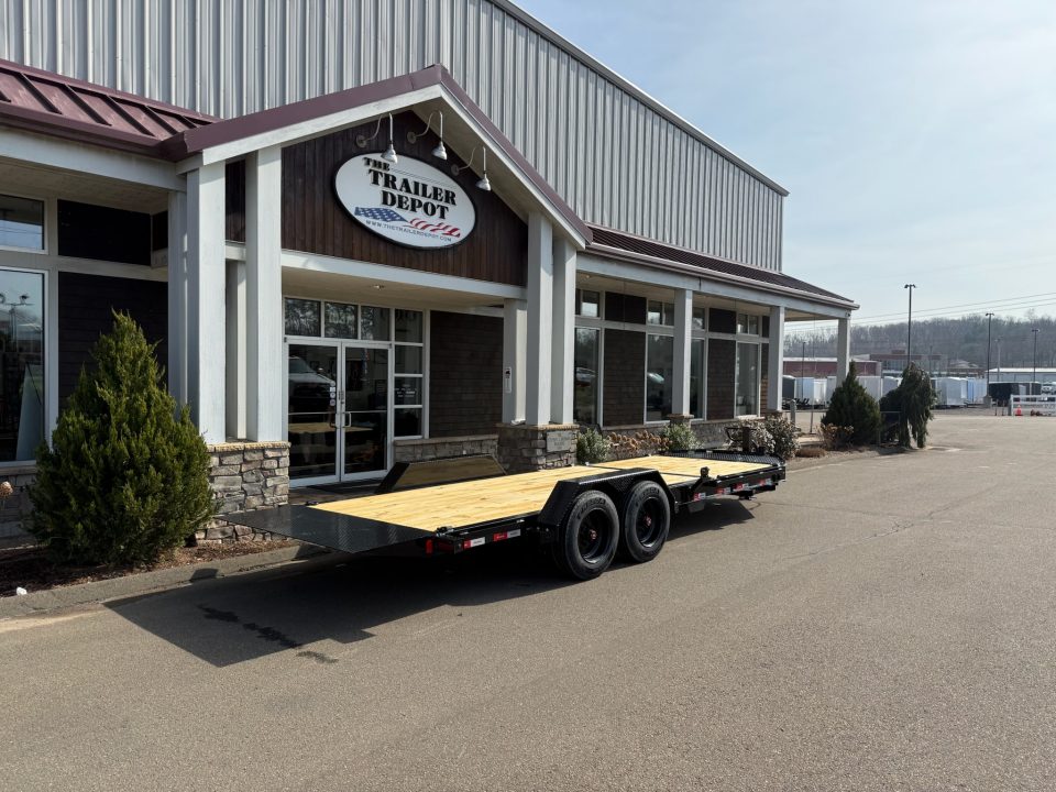 New Liberty 6'11" x 22' Split Deck I-Beam Tilt Trailer 17.5K