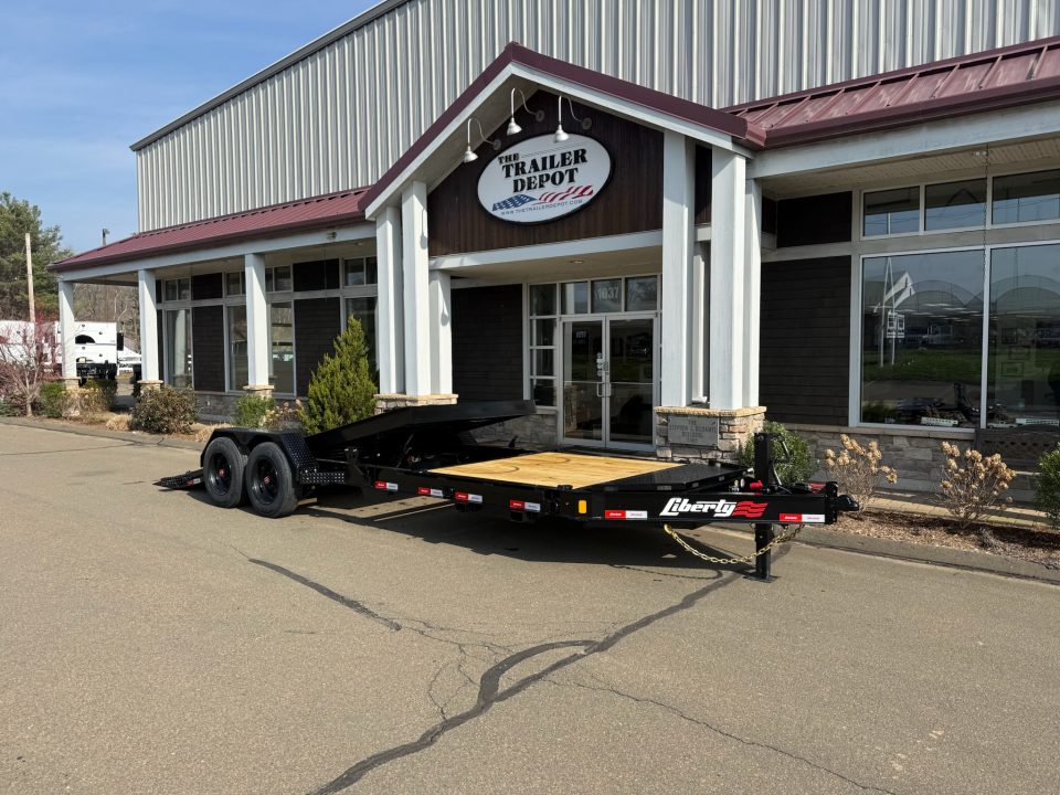 New Liberty 6'11" x 22' Split Deck I-Beam Tilt Trailer 17.5K