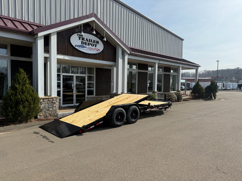 New Liberty 6'11" x 22' Split Deck I-Beam Tilt Trailer 17.5K