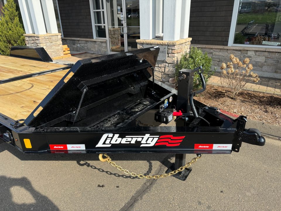 New Liberty 6'11" x 22' Split Deck I-Beam Tilt Trailer 17.5K