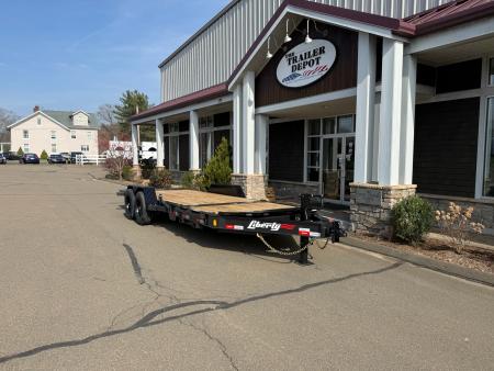 New Liberty 6'11" x 20' Split Deck I-Beam Tilt Trailer 17.5K