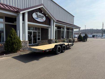New Liberty 6'11" x 20' Split Deck I-Beam Tilt Trailer 17.5K