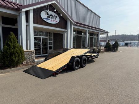 New Liberty 6'11" x 20' Split Deck I-Beam Tilt Trailer 17.5K