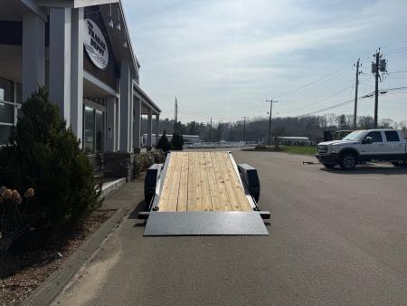 New Liberty 6'11" x 20' Split Deck I-Beam Tilt Trailer 17.5K