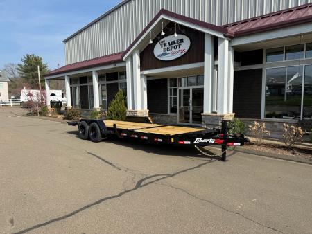New Liberty 6'11" x 22' Split Deck I-Beam Tilt Trailer 17.5K