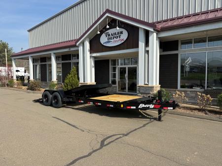 New Liberty 6'11" x 22' Split Deck I-Beam Tilt Trailer 17.5K