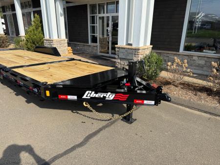 New Liberty 6'11" x 22' Split Deck I-Beam Tilt Trailer 17.5K