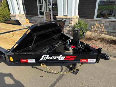 New Liberty 6'11" x 22' Split Deck I-Beam Tilt Trailer 17.5K