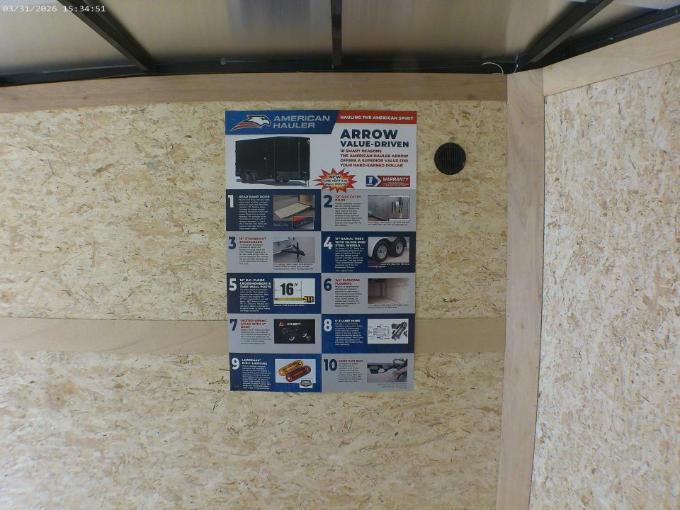 New 2026 American Hauler Arrow 7x16 Deluxe Cargo / Enclosed Trailer