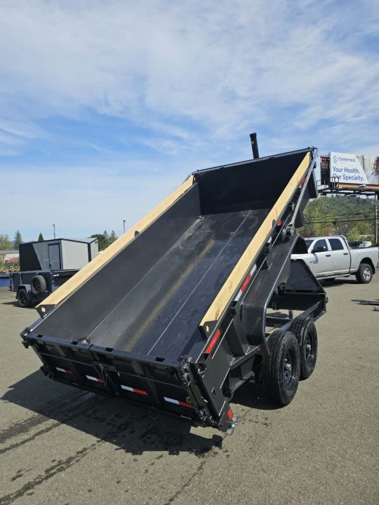 New SALE! DUMP TRAILER 2025 Diamond C LPT207 82X14 LOW PROFILE 15500 GVWR METALLIC GRAY
