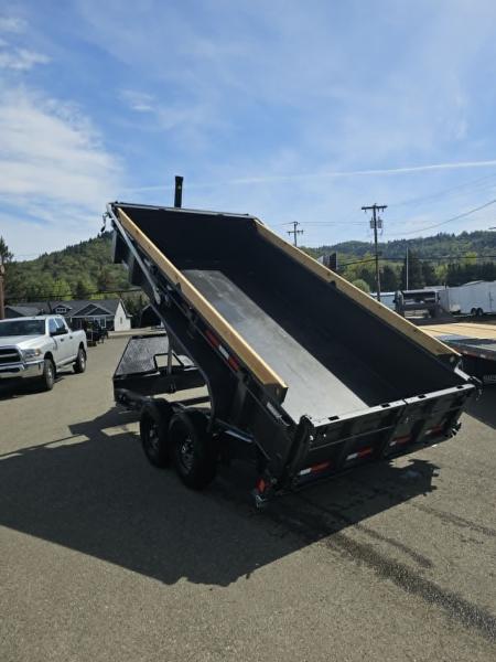 New SALE! DUMP TRAILER 2025 Diamond C LPT207 82X14 LOW PROFILE 15500 GVWR METALLIC GRAY
