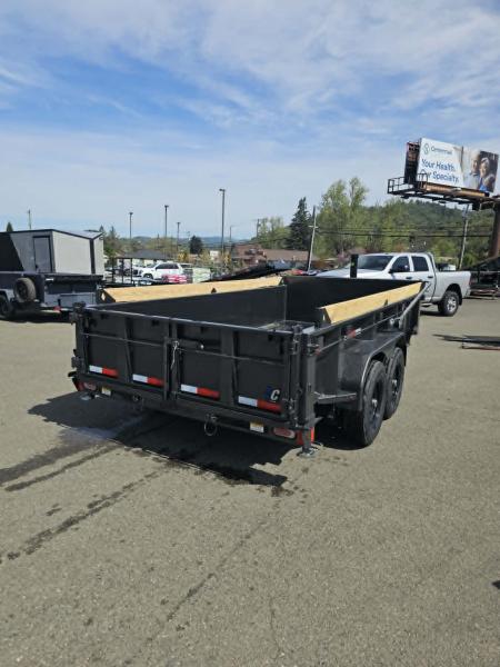 New SALE! DUMP TRAILER 2025 Diamond C LPT207 82X14 LOW PROFILE 15500 GVWR METALLIC GRAY