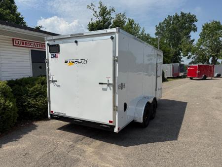 New 2026 Stealth 7 X 16 Cargo / Enclosed Trailer with Ramp Door and 6ft 6in interior Height