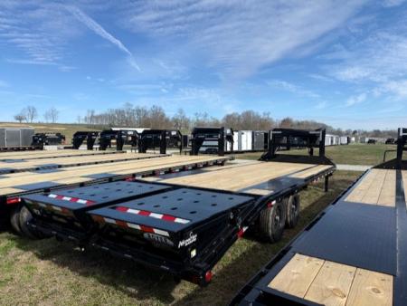 New 2026 PJ Trailers 20+5 LQ w/ MONSTER RAMPS Deckover Trailer