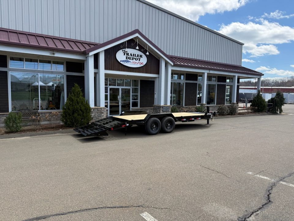 New Liberty 6'11" x 17' + 3' I-Beam Equipment Trailer 15.4K