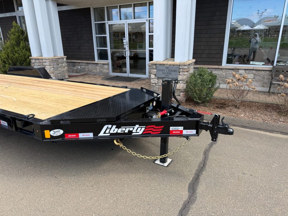 New Liberty 6'11" x 17' + 3' I-Beam Equipment Trailer 15.4K