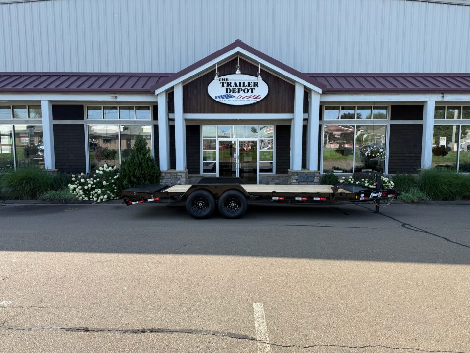 New Liberty 6'11" x 17' + 3' I-Beam Equipment Trailer 15.4K