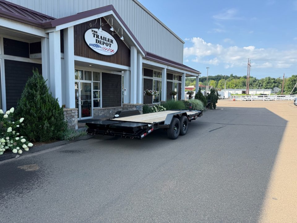 New Liberty 6'11" x 17' + 3' I-Beam Equipment Trailer 15.4K