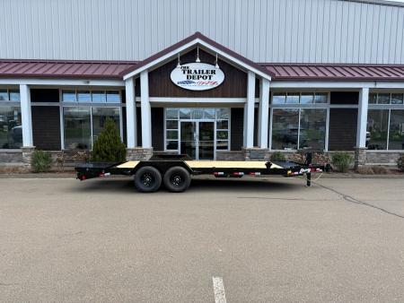 New Liberty 6'11  x 17' + 3' I-Beam Equipment Trailer 15.4K