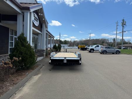 New Liberty 6'11" x 17' + 3' I-Beam Equipment Trailer 15.4K