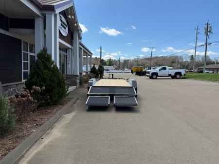 New Liberty 6'11" x 17' + 3' I-Beam Equipment Trailer 15.4K
