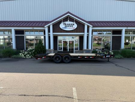 New Liberty 6'11  x 17' + 3' I-Beam Equipment Trailer 15.4K