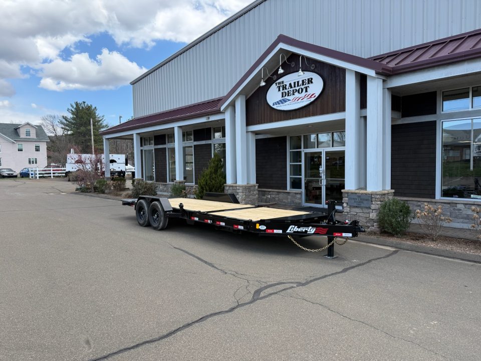New Liberty 6'11" x 22' Split Deck I-Beam Tilt Trailer 15.4K