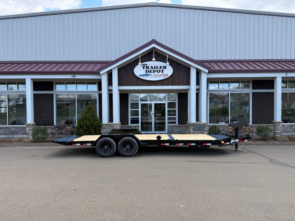 New Liberty 6'11" x 22' Split Deck I-Beam Tilt Trailer 15.4K