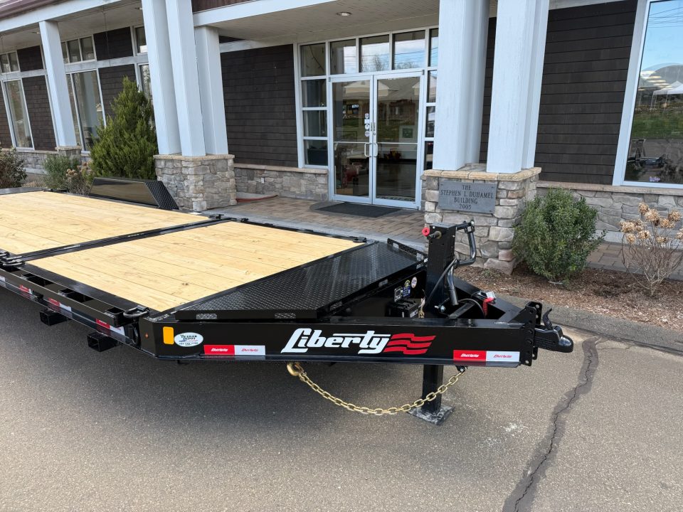 New Liberty 6'11" x 22' Split Deck I-Beam Tilt Trailer 15.4K