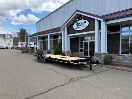 New Liberty 6'11" x 22' Split Deck I-Beam Tilt Trailer 15.4K
