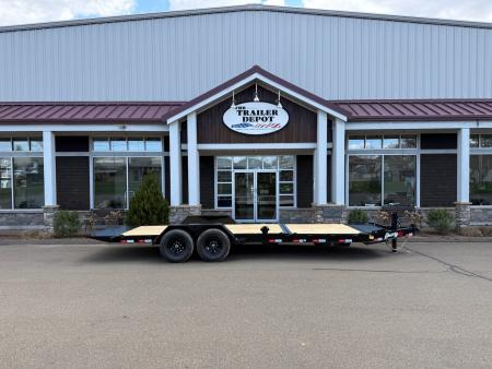 New Liberty 6'11  x 22' Split Deck I-Beam Tilt Trailer 15.4K