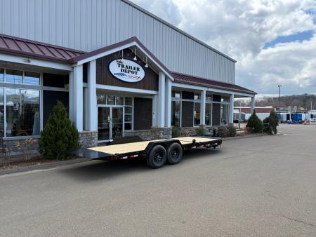 New Liberty 6'11" x 22' Split Deck I-Beam Tilt Trailer 15.4K