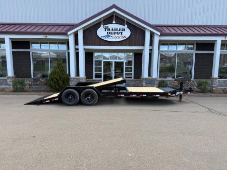 New Liberty 6'11" x 22' Split Deck I-Beam Tilt Trailer 15.4K