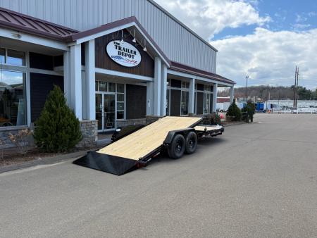 New Liberty 6'11" x 22' Split Deck I-Beam Tilt Trailer 15.4K