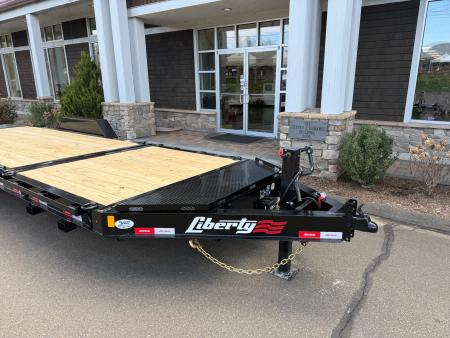 New Liberty 6'11" x 22' Split Deck I-Beam Tilt Trailer 15.4K