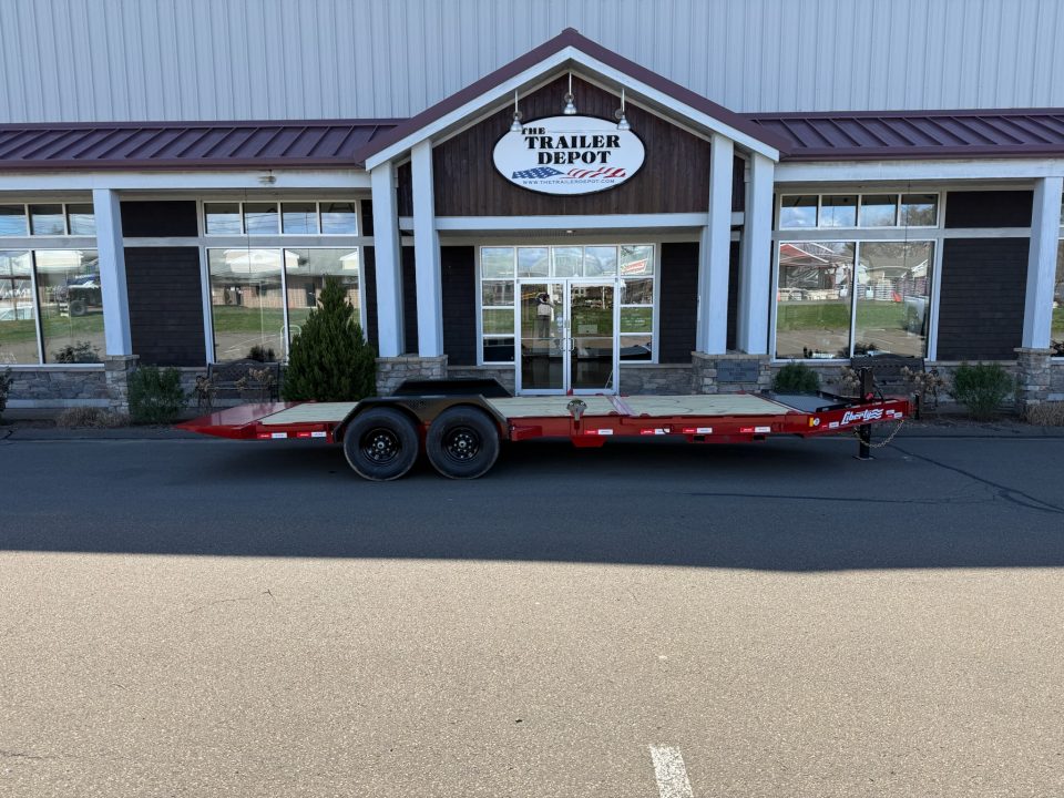 New Liberty 6'11" x 22' Split Deck I-Beam Tilt Trailer 15.4K