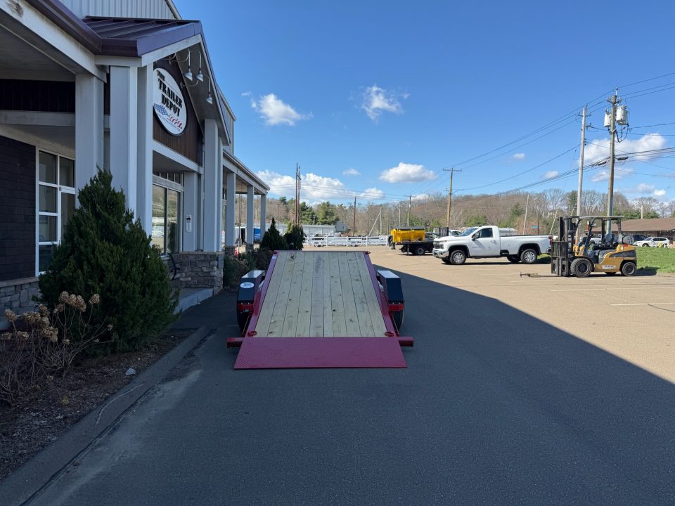 New Liberty 6'11" x 22' Split Deck I-Beam Tilt Trailer 15.4K